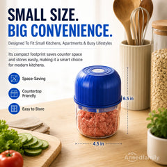 Wireless Electric Mini Food Chopper