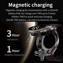 Smartwatch with TWS Earbuds