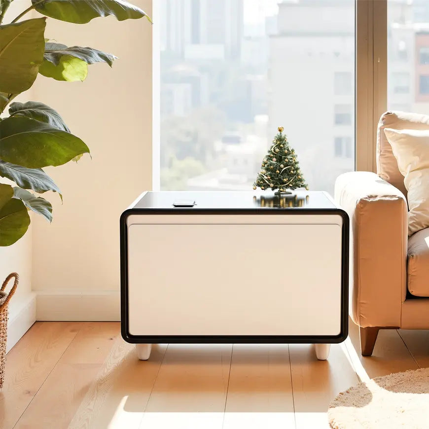 Smart Side Table with Fridge Drawer