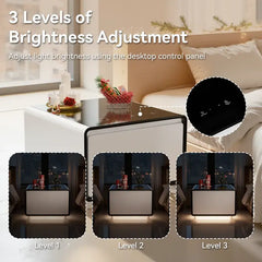 Smart Side Table with Fridge Drawer