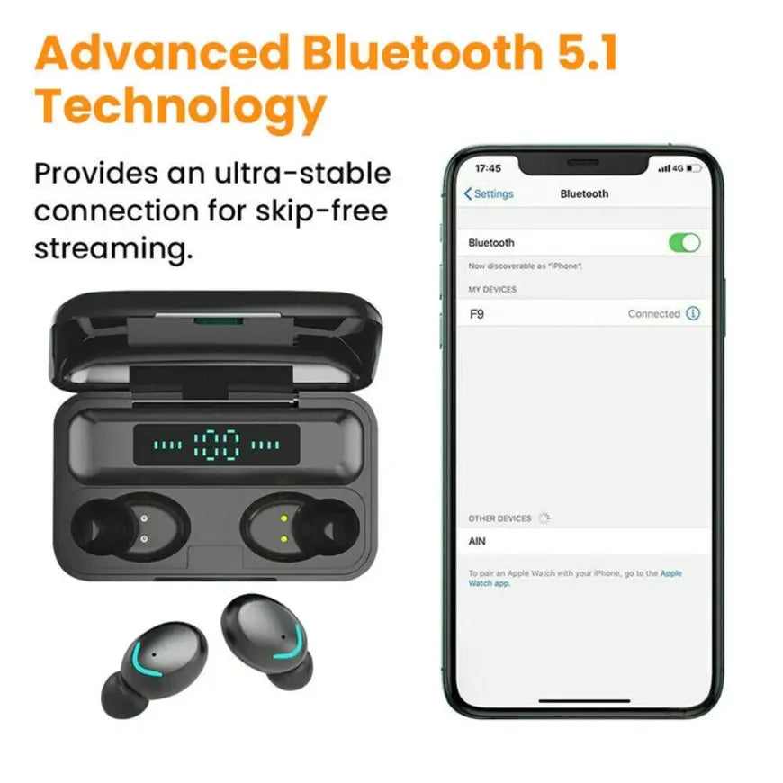 Waterproof Bluetooth Earbuds